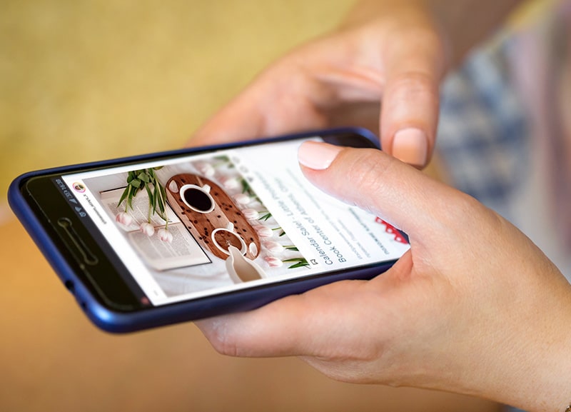 Publicité sur Instagram