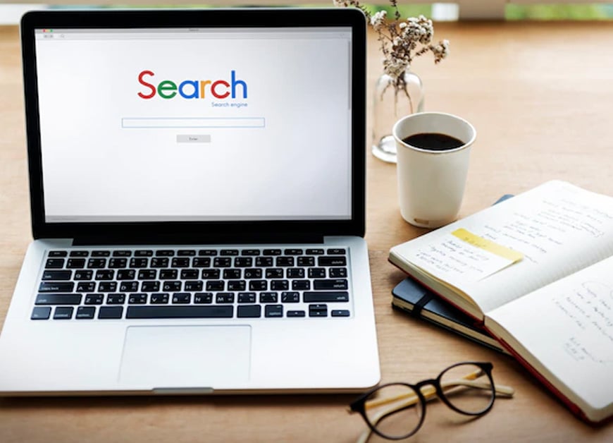 Photographie d'une recherche Google sur une entreprise locale